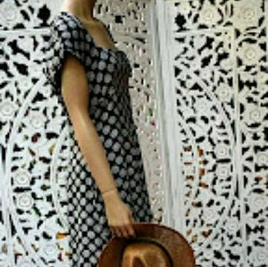 90s medallion print dress